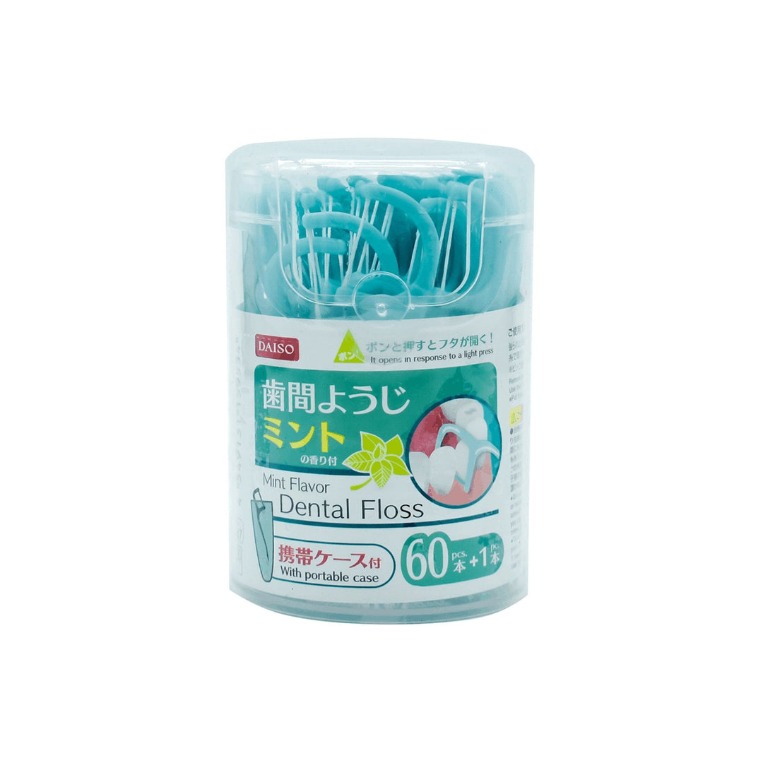 DAISO Dental Floss Mint Flavor 60Pcs