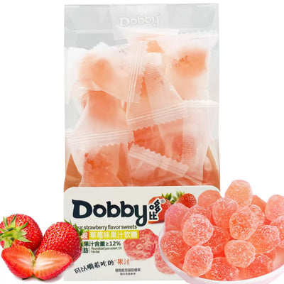 DOBBY Burst Sour Strawberry Juice Gummies 100gFood, Beverages & Tobacco