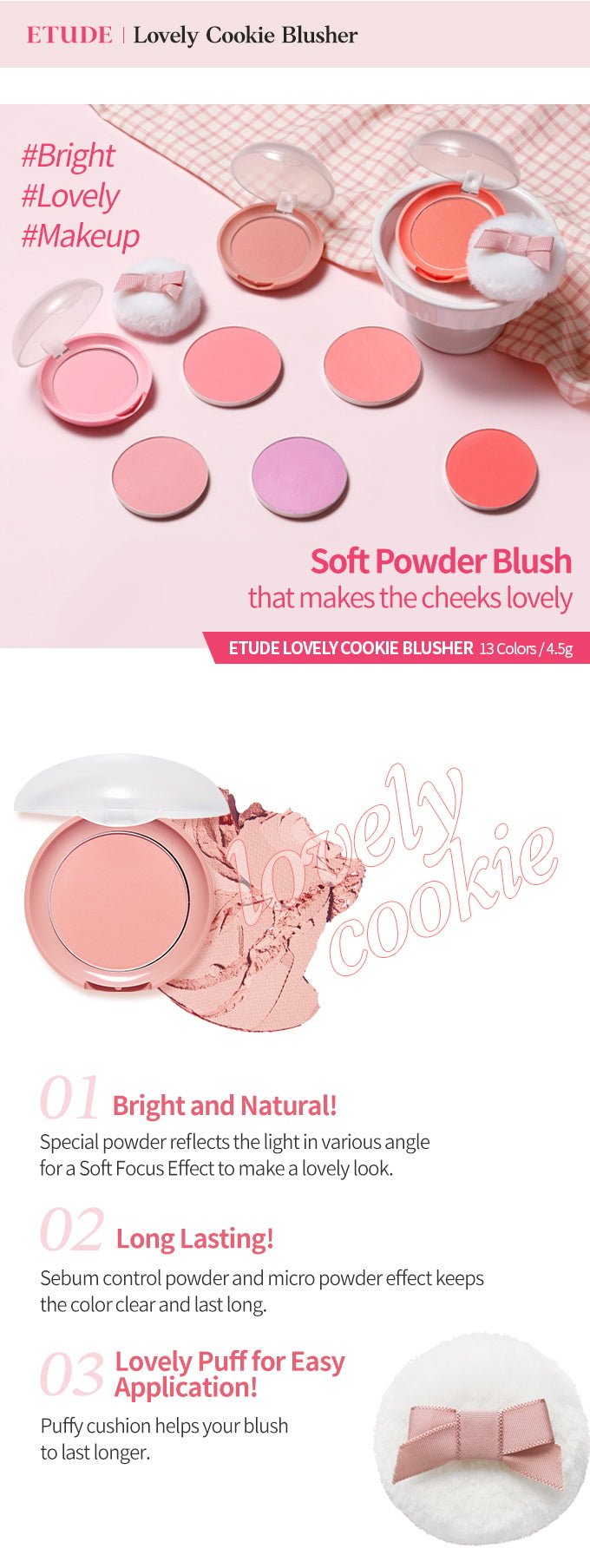 ETUDE HOUSE Lovely Cookie Blusher 4g - 