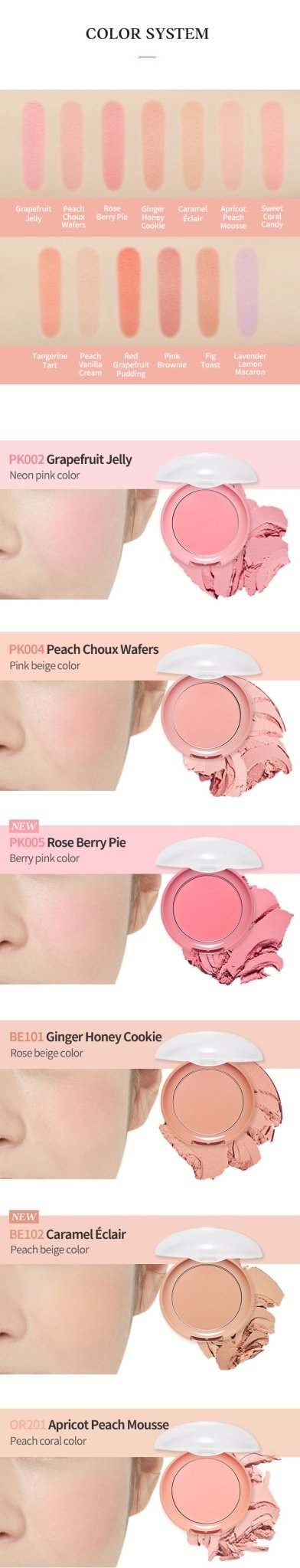ETUDE HOUSE Lovely Cookie Blusher 4g - #BR401 Pink Brownie - OCEANBUY.ca