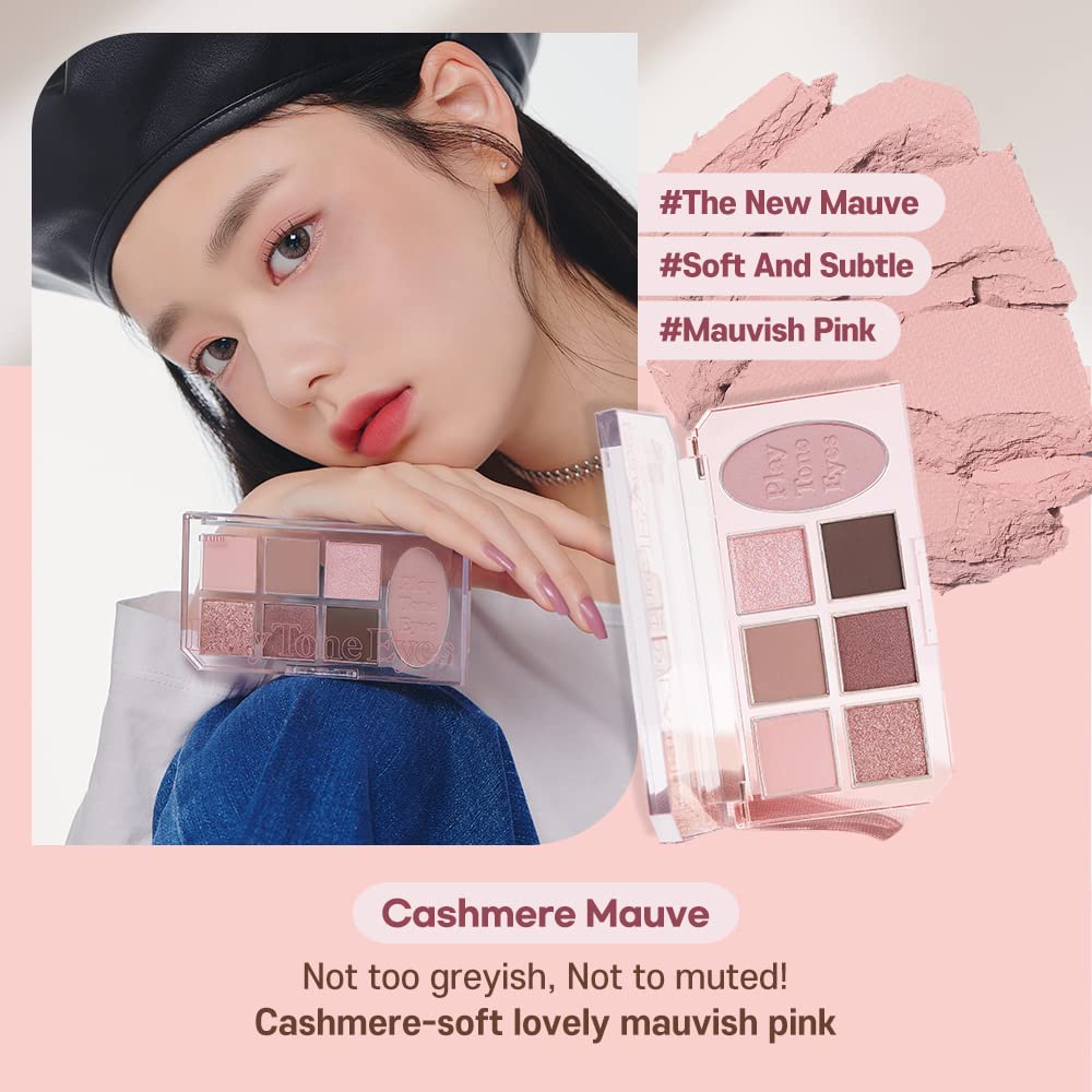 ETUDE HOUSE Play Tone Eye Palette 6.4g - #Cashmere Mauve Health & Beauty oceanbuy.ca markham toronto free ship USA asian korean skincare