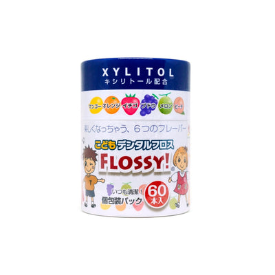 FLOSSY Children's Fruit-Flavored Dental Floss 60Pcs - OCEANBUY.ca