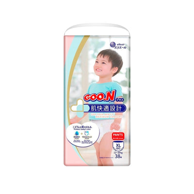 GOO. N King Diapers The Muscle Fast Series – Pants Type XL (38 Pcs / Pack) No Tape Straps - OCEANBUY.ca
