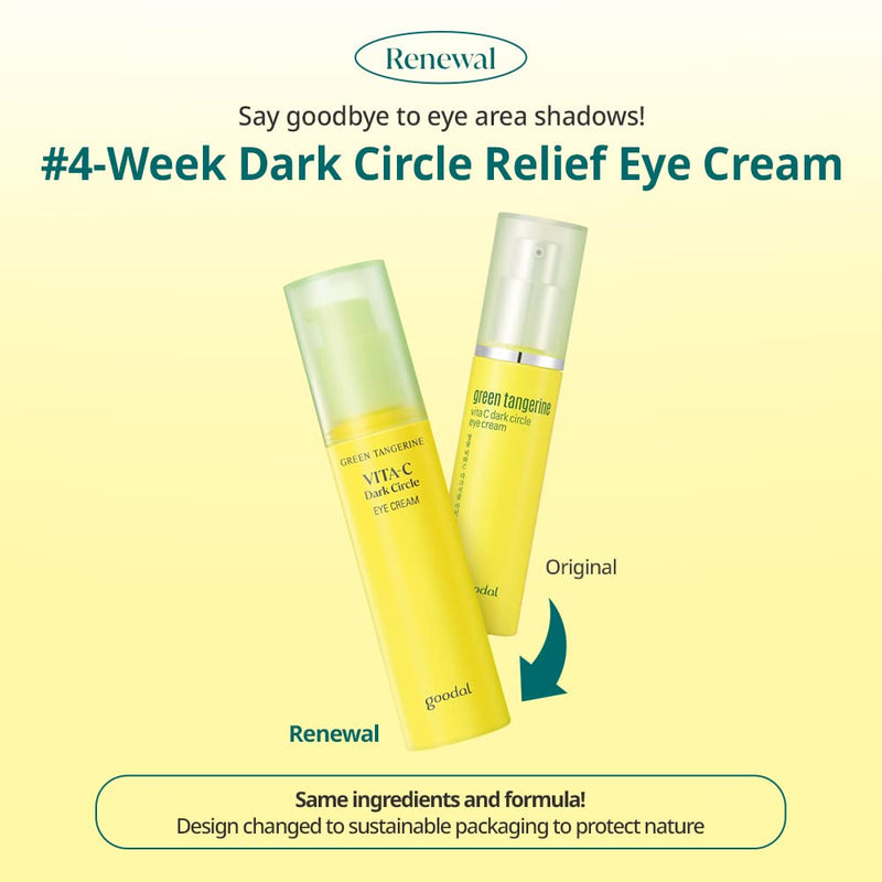 GOODAL Green Tangerine Vitamin C Dark Circle Eye Cream 30ml - OCEANBUY.ca