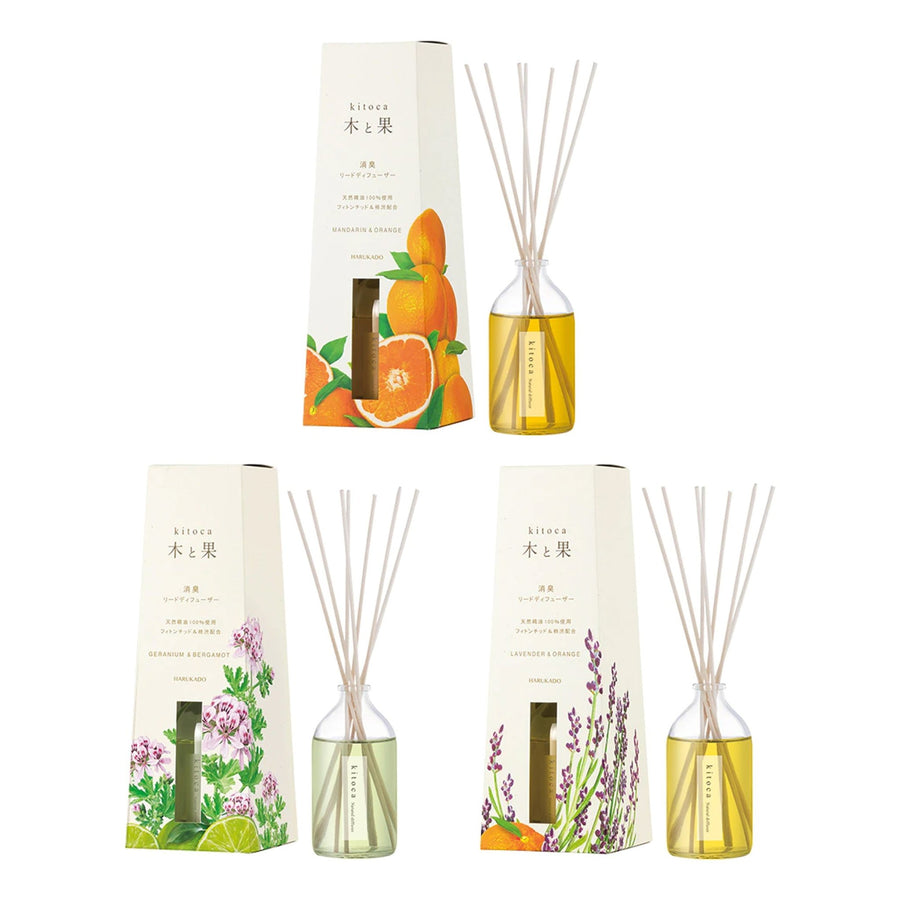 HARUKADO Kitoca Reed Fragrance Diffuser 90ml - 3 Style to ChooseHealth & Beauty