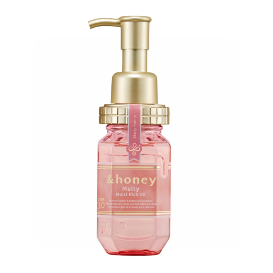 &HONEY Melty Moist Rich Hair Oil 3.0 100ml - Velvet Rose Honey ScentHealth & Beauty4589546893292