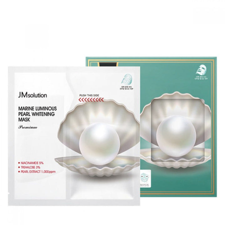 JM SOLUTION Marine Luminous Pearl Deep Moisture Mask Premium 5Pcs