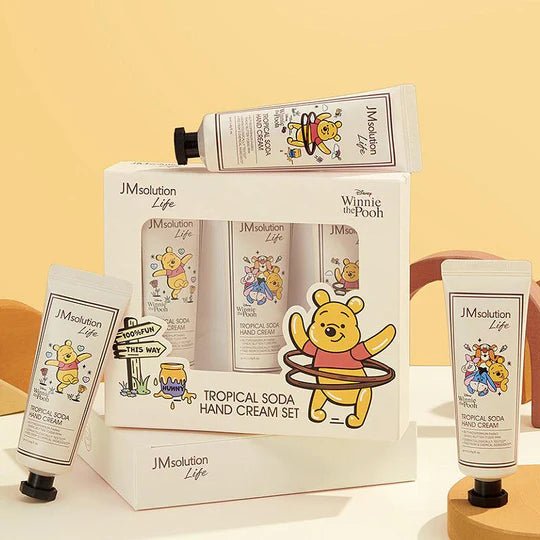 JM Solution X Disney Life Winnie The Pooh Tropical Soda Hand Cream Set 50ml*3Pcs
