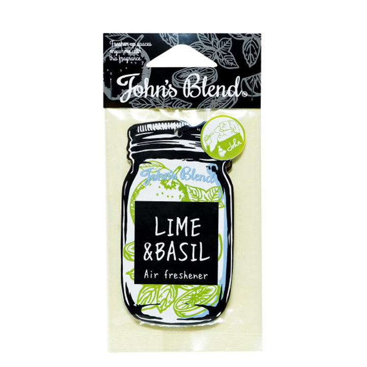 JOHN'S BLEND Paper Air Freshener 1Pcs - Lime & Basil
