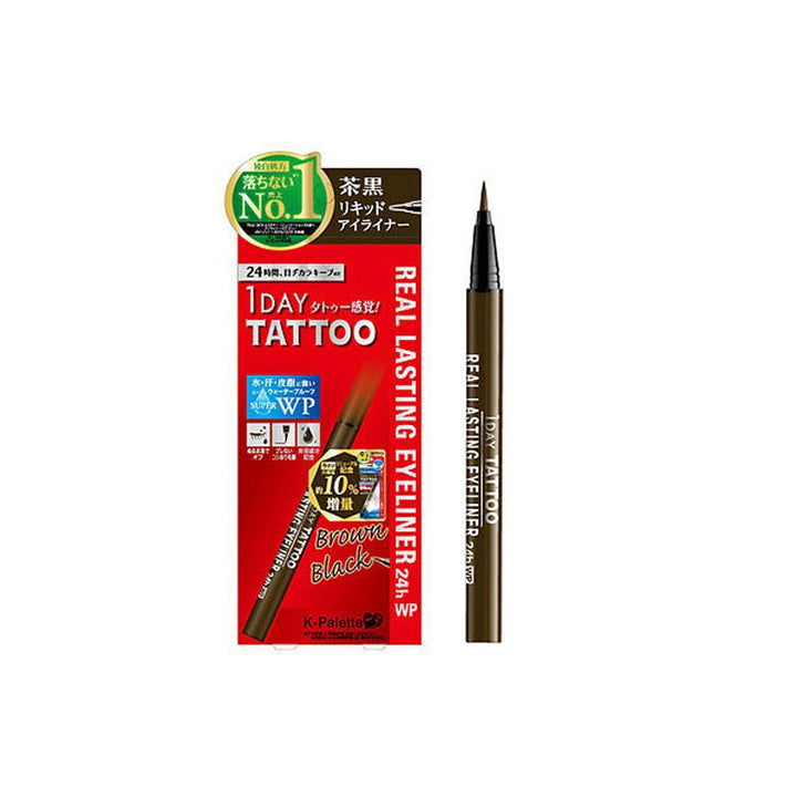 K-Palette 1 Day Tattoo Real Lasting Eyeliner 24H WP - 4 Types to choose