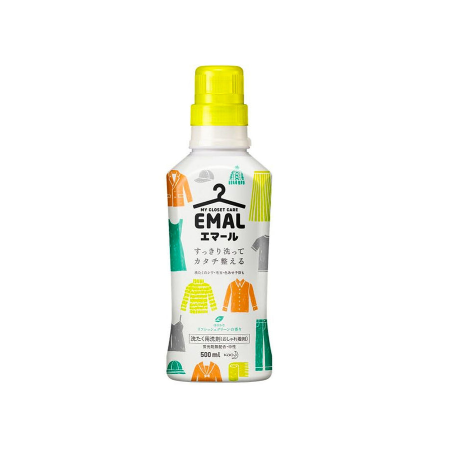 KAO EMAL Delicate Laundry Detergent Fresh Green Scent 500ml