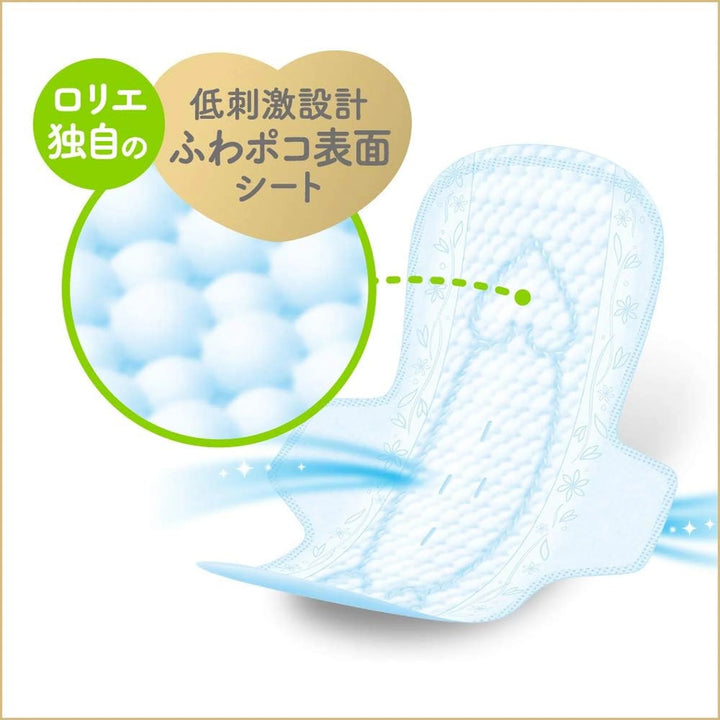 KAO Laurier F Happy Feminine Pads Thin 25cm with Wings 17 Pads