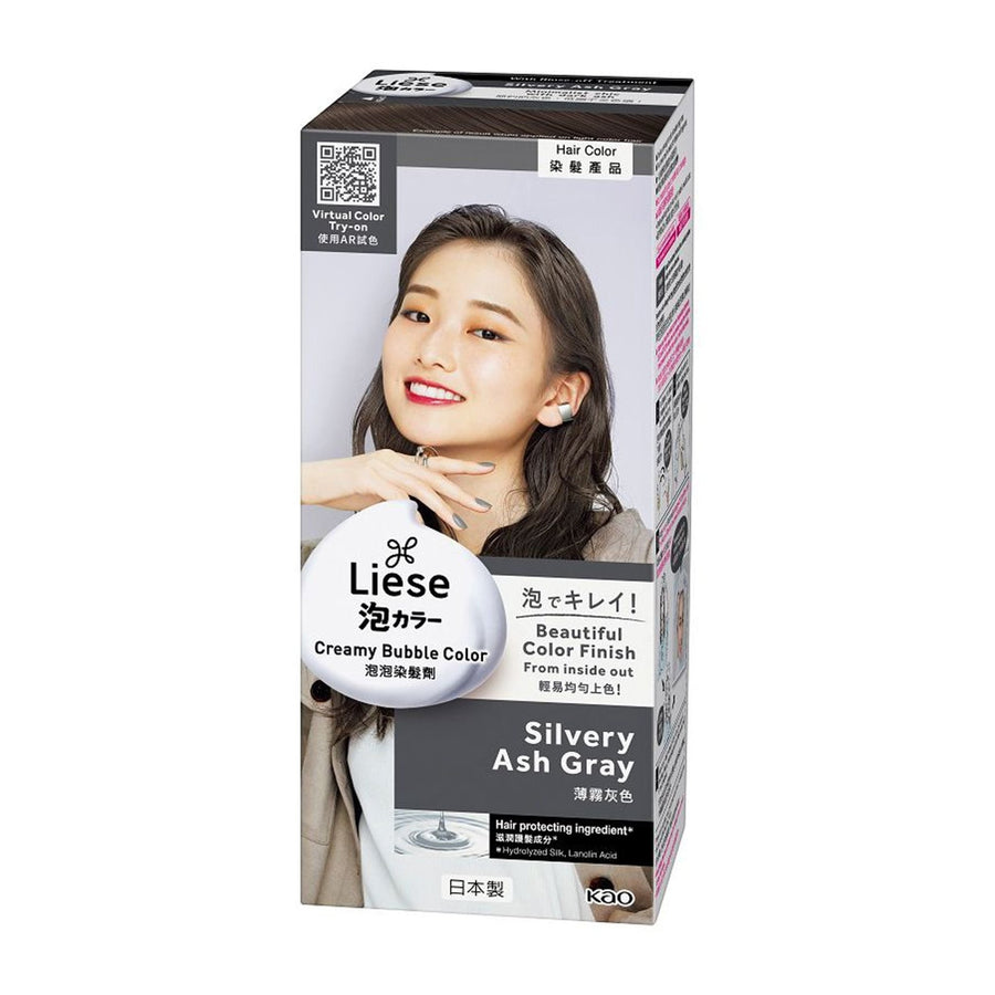 KAO Liese Creamy Bubble Hair Color - Smoky Ash GrayHealth & Beauty