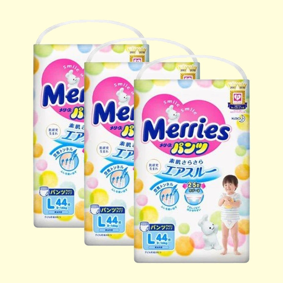 KAO Merries Pants Diaper Large Size 44 Pcs (3 Bag)Baby & Toddler772123543794