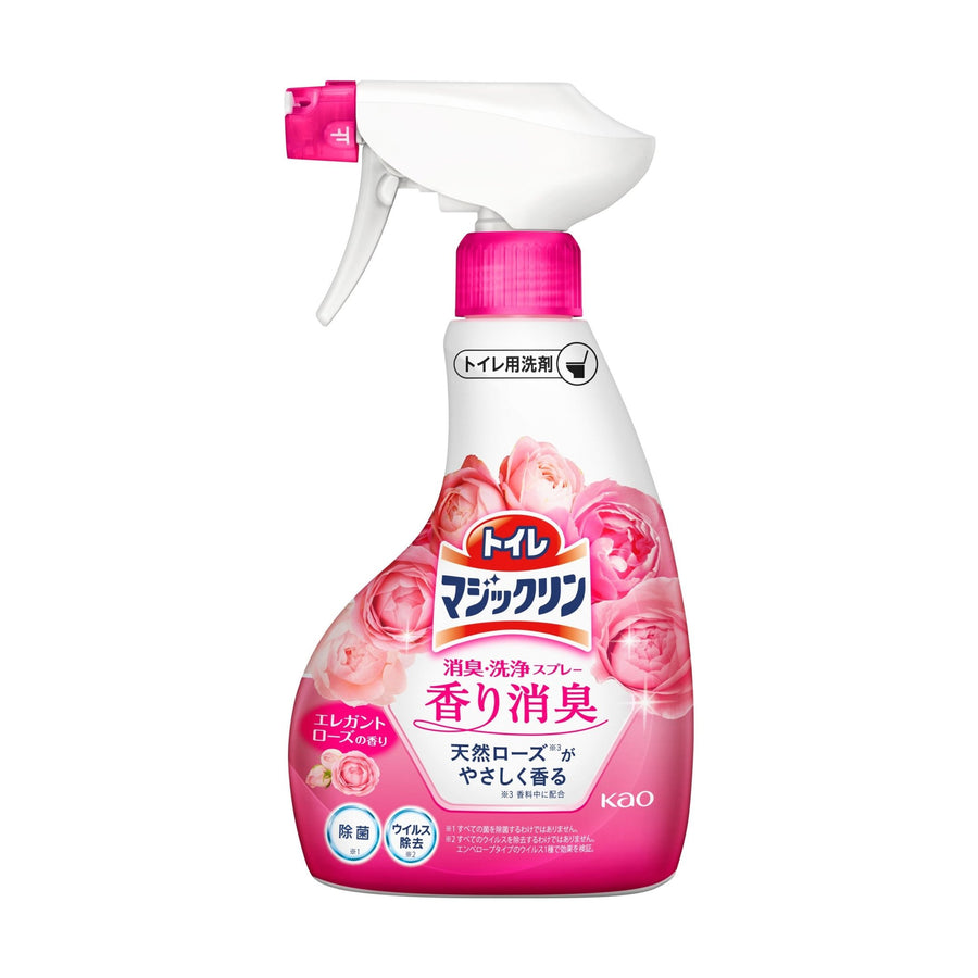 KAO Toilet Magicolin Deodorizing and Cleaning Spray Fragrance Deodorizing 380ml - Elegant Rose ScentHome & Garden