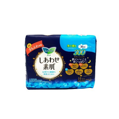 Kao Laurier Sanitary Napkin with Wing for Heaviest Night 10pcs x 30cm - OCEANBUY.ca