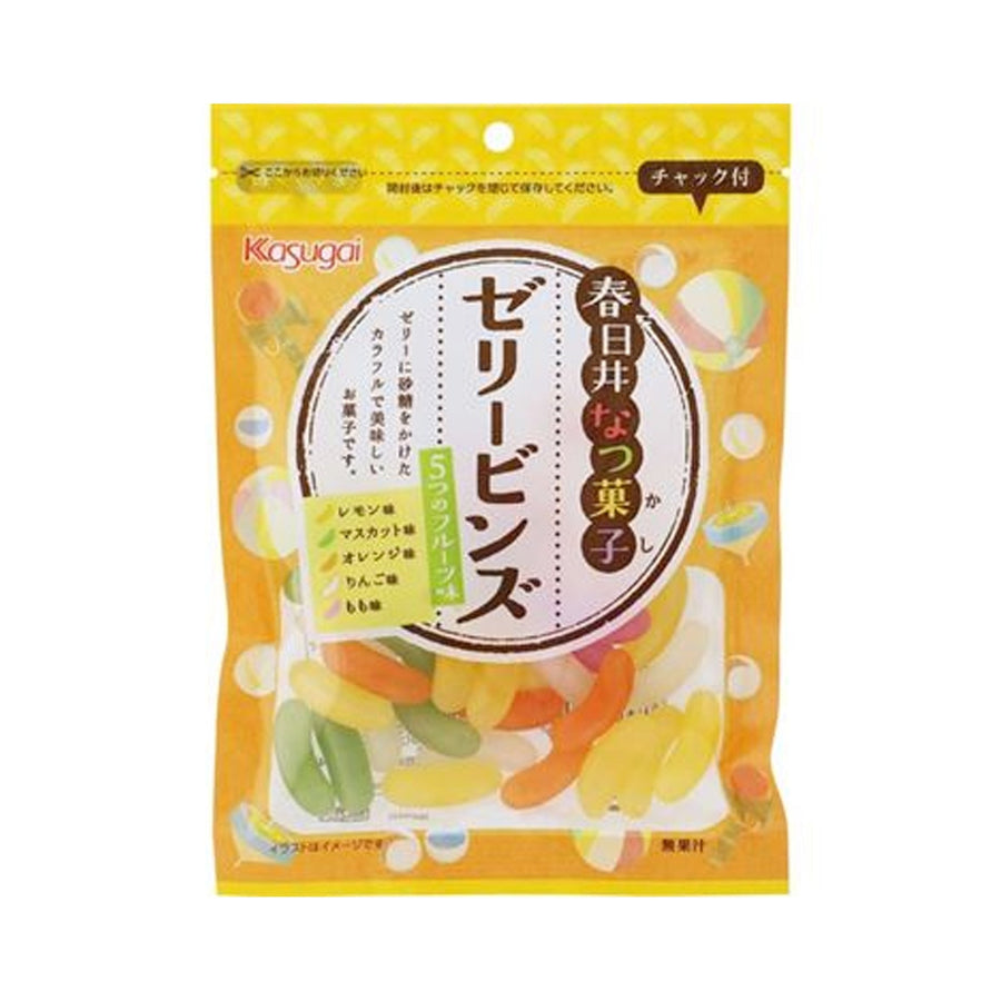 KASUGAI Seika Jelly Beans 5 kinds of Fruits Flavor 125g (BUY ONE GET ONE FREE)