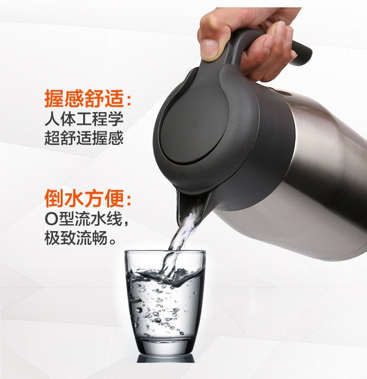 ZUOJIAYOUCHU Kettle Stainless Steel Vacuum Insulated Keep Hot Thermal Pot 2 L