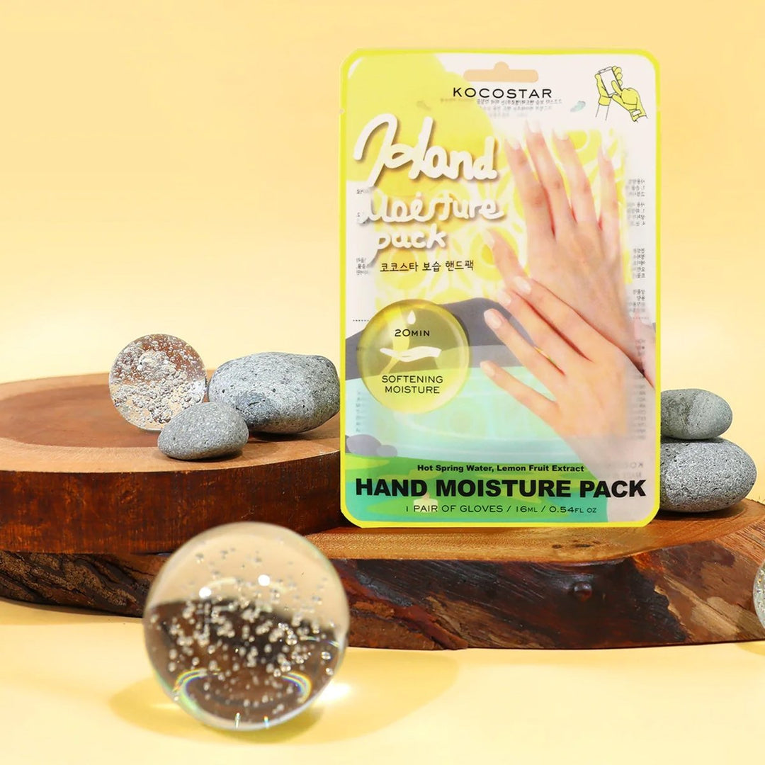 KOCOSTAR Hand Moisture Pack 1 Pair - Yellow Health & Beauty oceanbuy.ca markham toronto free ship USA asian korean skincare