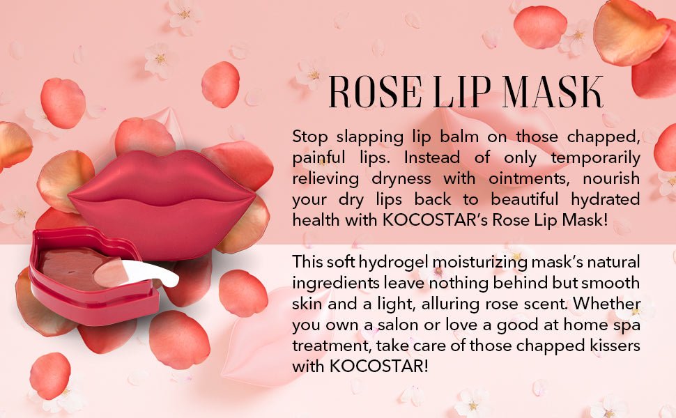 KOCOSTAR Romantic Rose Lip Mask 20Pcs