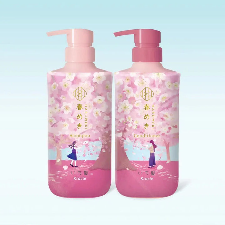 KRACIE Ichikami Spring Limited Edition Shampoo & Conditioner Set