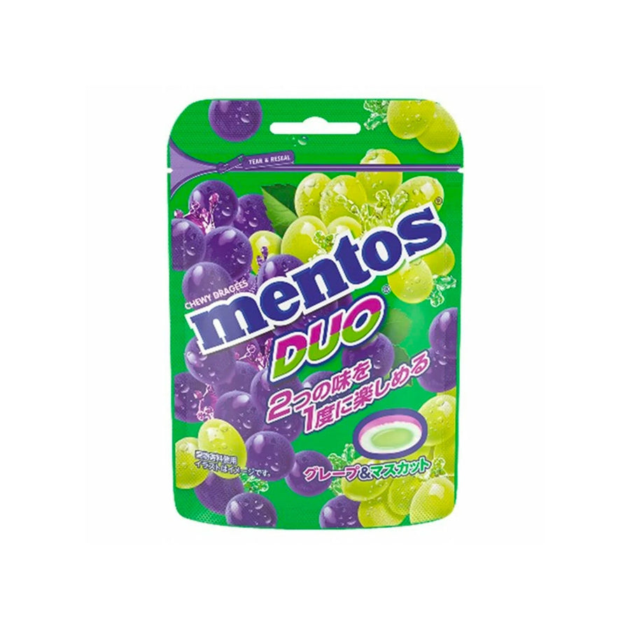 KRACIE Mentos DUO Candy 45g - Grape & Muscat