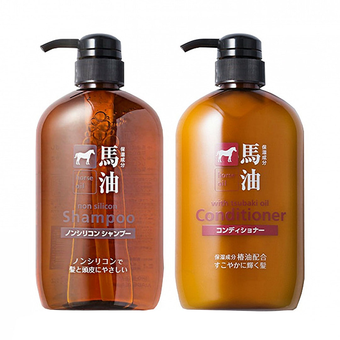KUMANO Oil with Tsubaki Oil Shampoo & Conditioner Set