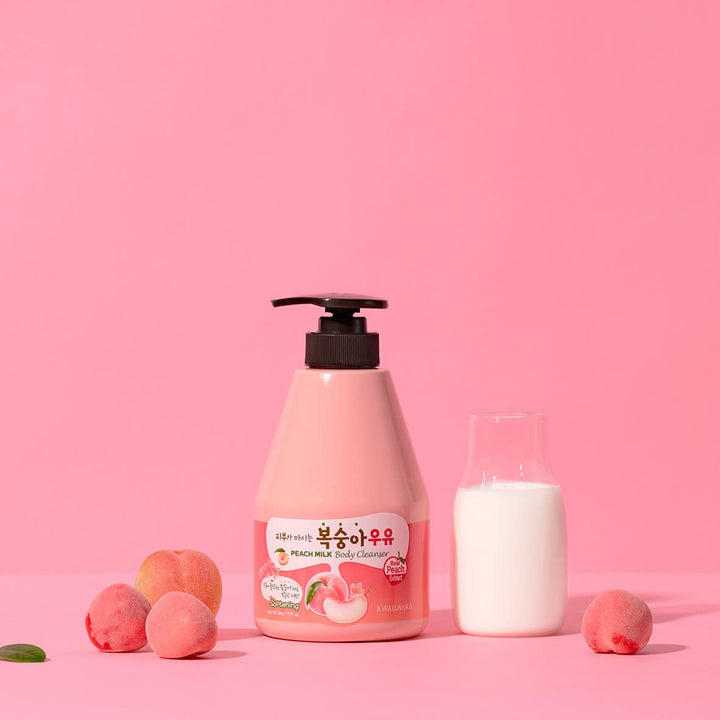 KWAILNARA Milk Body Cleanser 560g - Peach