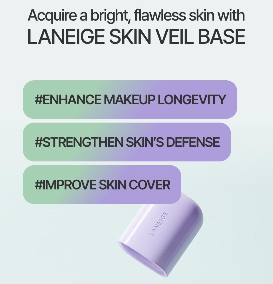 LANEIGE Skin Veil Base EX 30ml - No. 60 Mint Green Health & Beauty oceanbuy.ca markham toronto free ship USA asian korean skincare