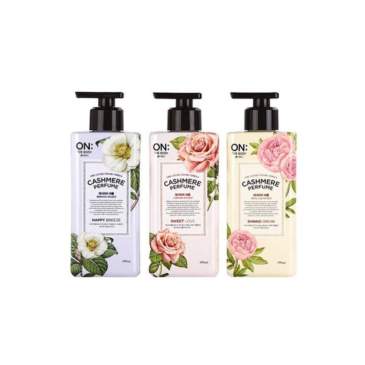 LG On The Body Cashmere Perfume Body Lotion 400ml- 3 Scents to choose