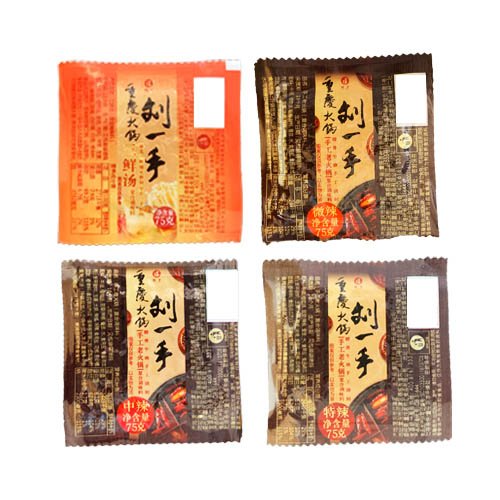 LiuYiShou Hot Pot Seasoning Soup Base 75g - 4 Flavors to choose - OCEANBUY.ca