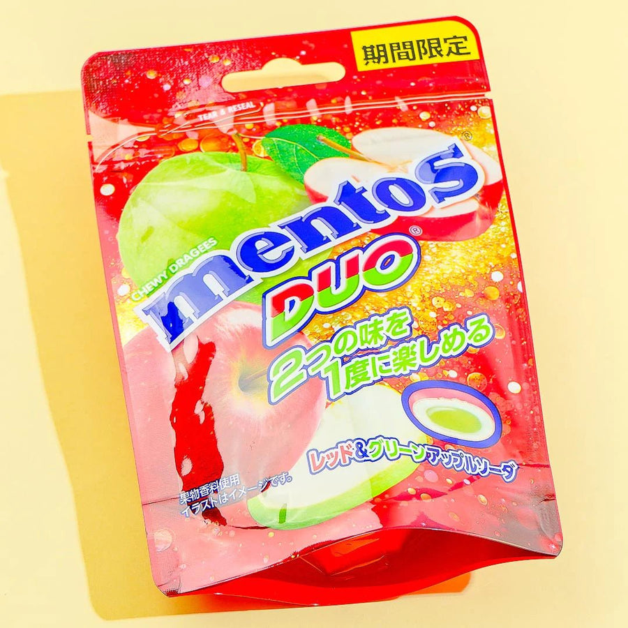 MENTOS Duo Candy 45g - Red & Green Apple SodaFood, Beverages & Tobacco4901551151004
