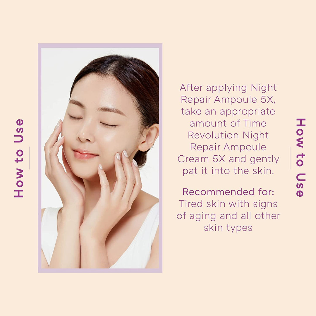 MISSHA Time Revolution Night Repair Ampoule Cream (5th Gen) 50ml oceanbuy.ca markham toronto free ship USA asian korean skincare