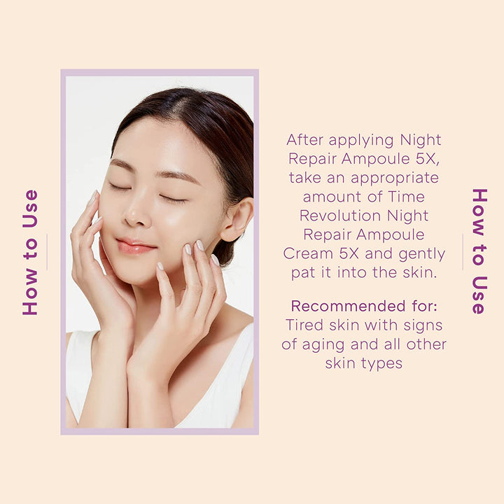 MISSHA Time Revolution Night Repair Ampoule Cream (5th Gen) 50ml oceanbuy.ca markham toronto free ship USA asian korean skincare