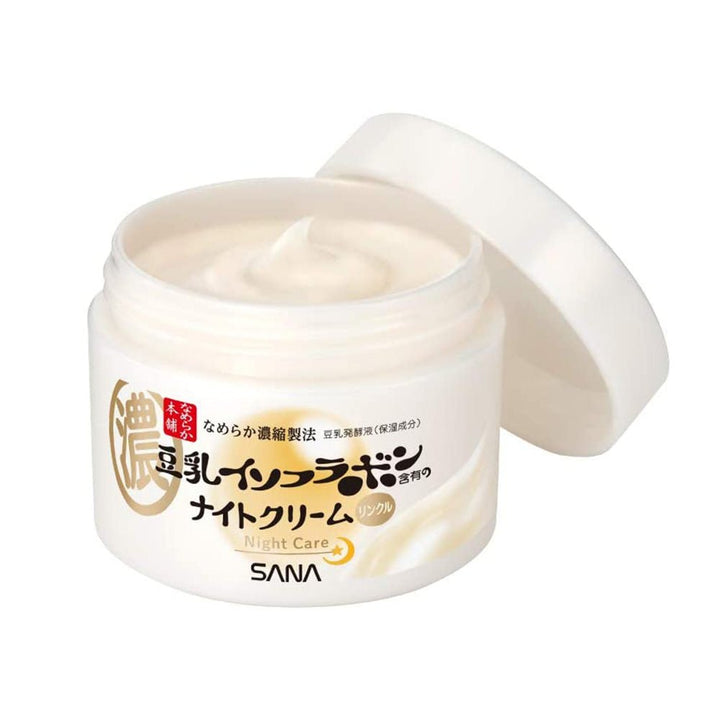 Nameraka Smooth Honpo Sana Isoflavone Wrinkle Night Cream 50g
