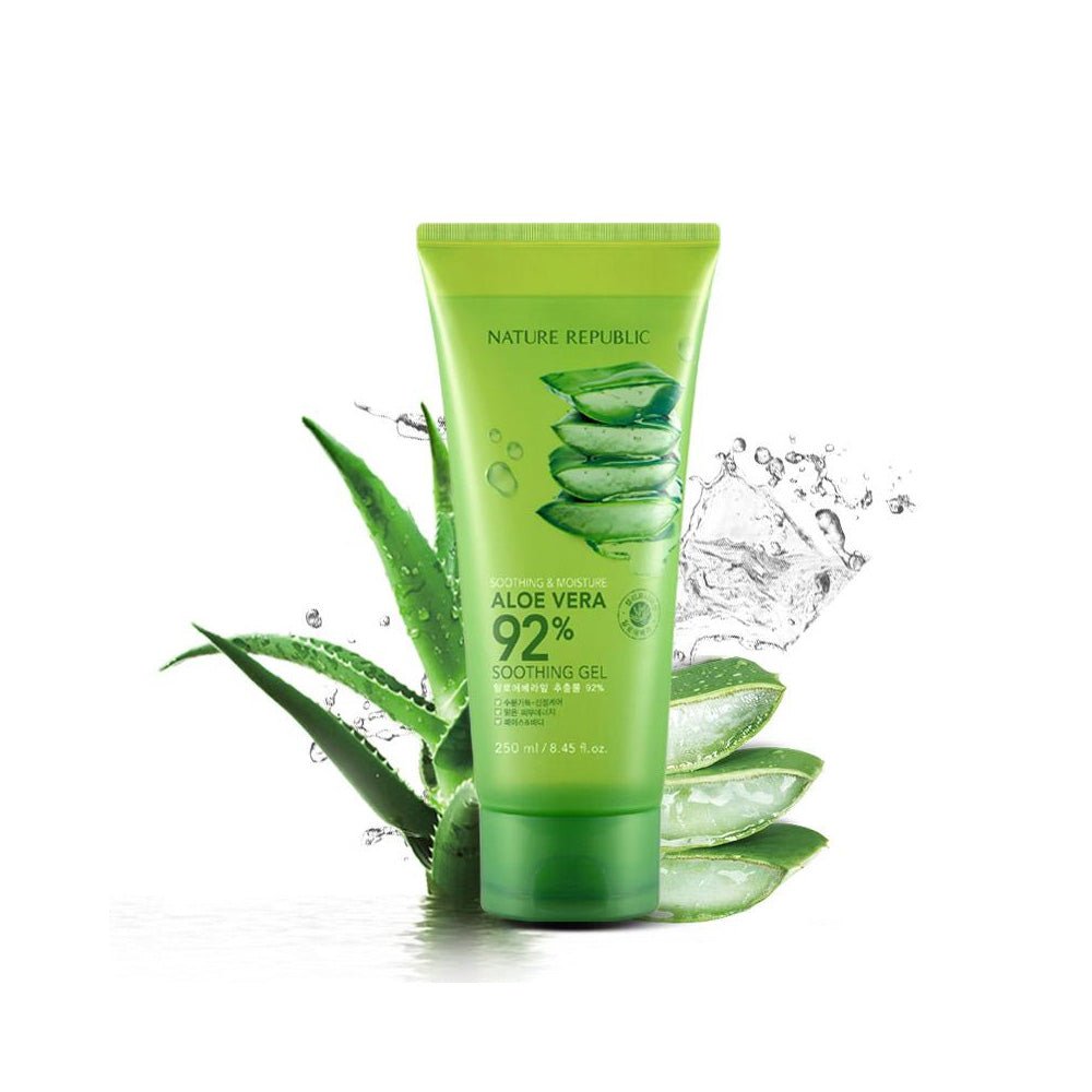 Nature Republic Soothing &amp; Moisture Aloe Vera 92% Soothing Gel Tube 250ml oceanbuy.ca markham toronto free ship USA asian korean skincare