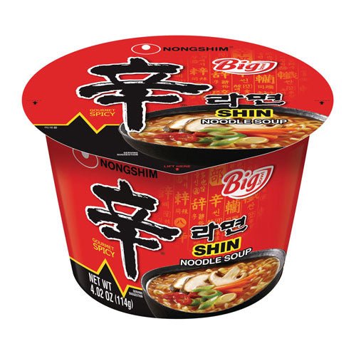 NongShim Shin Big Bowl Noodle Gourmet Spicy Soup (114G)