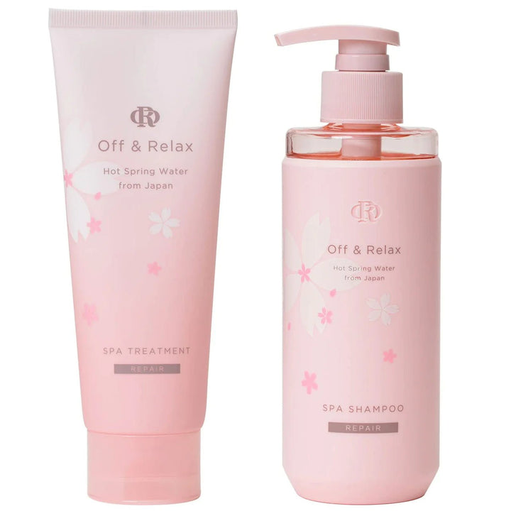 OR OFF&RELAX Cherry Blossoms at Night Limited Set Shampoo 260ml + Conditioner 150g