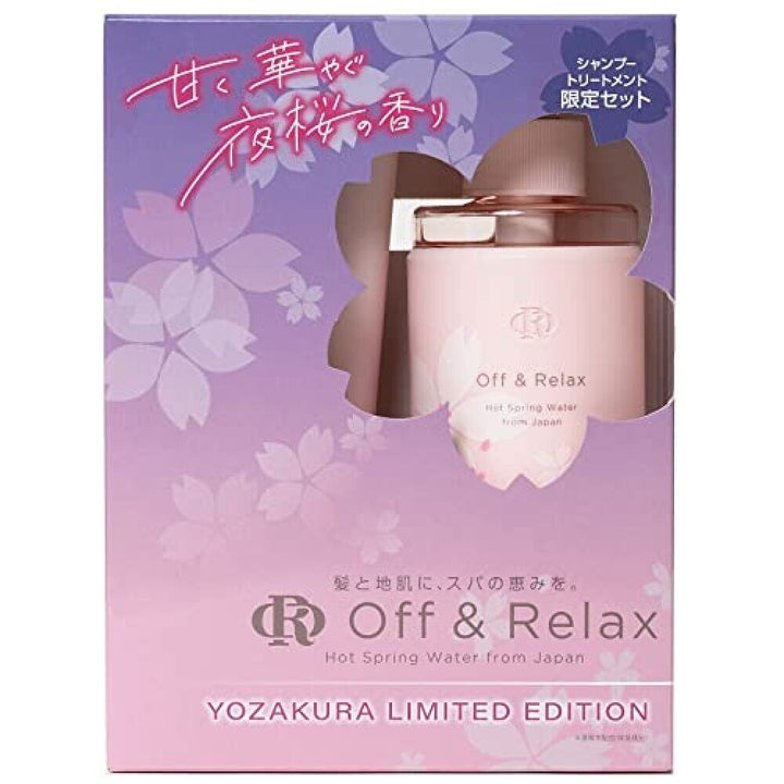 OR OFF&RELAX Cherry Blossoms at Night Limited Set Shampoo 260ml + Conditioner 150g