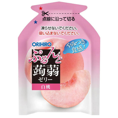 ORIHIRO Peach Flavour Konjac Jelly 20g*6Pcs - OCEANBUY.ca
