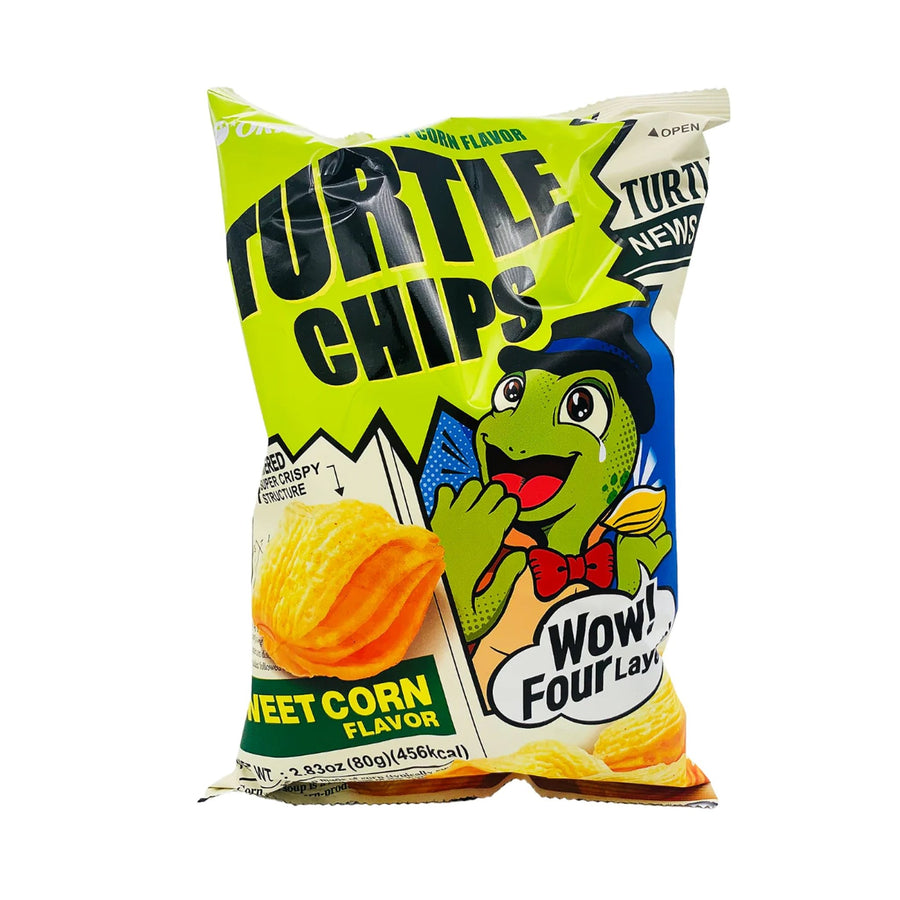 ORION Kkobuk Turtle Chips Sweet Corn Flavour 80g