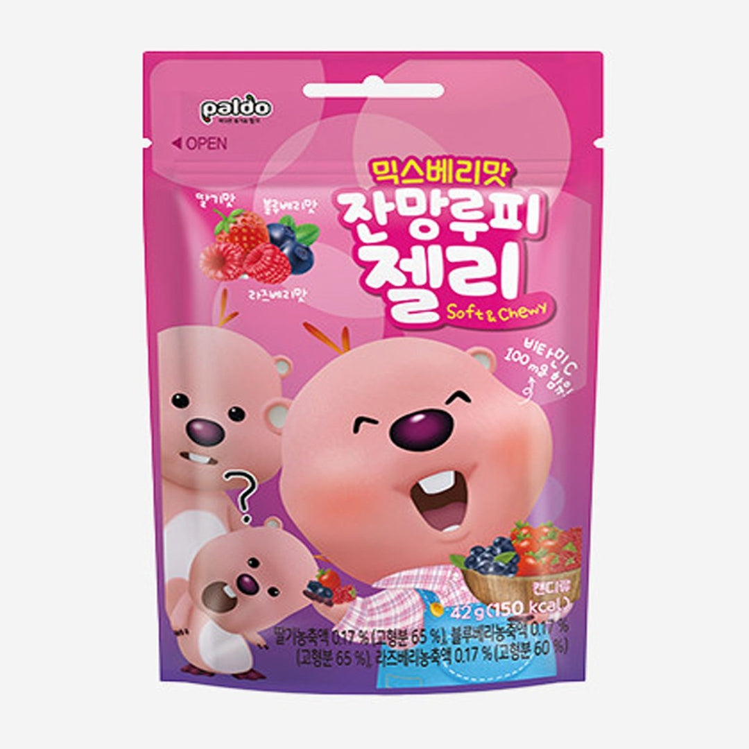 PALDO Zanmang Loopy Jelly Mix Berry Flavor 42g Food, Beverages
