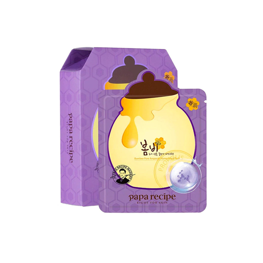 PAPA RECIPE Bombee Pore Ampoule Honey Mask 10Pcs