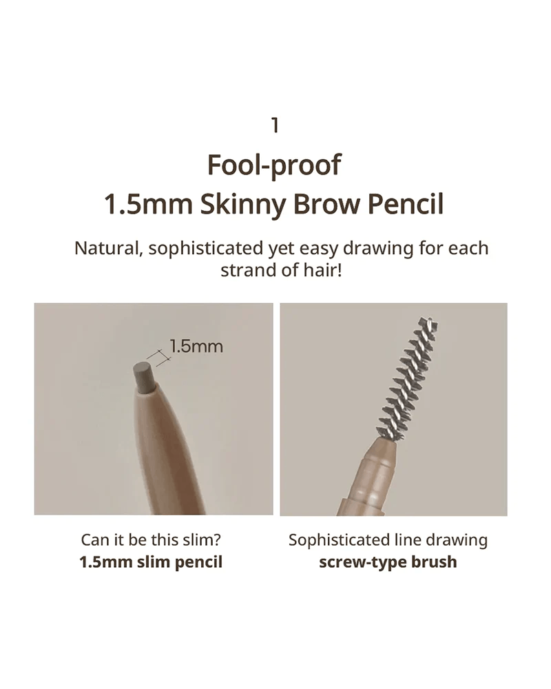 PERIPERA Speedy Skinny Brow - 5 Colors to choose Health & Beauty oceanbuy.ca markham toronto free ship USA asian korean skincare