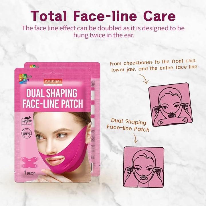 PUREDERM Dual Shaping Face-line Patch 1Pcs