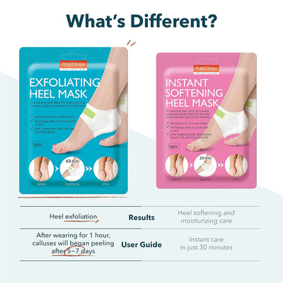 PUREDERM Exfoliating Heel Mask 1 Pair - Peppermint - OCEANBUY.ca