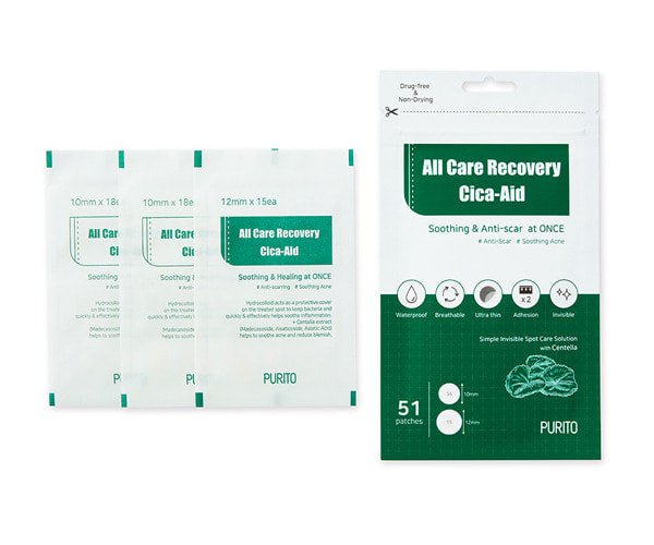 PURITO All Care Recovery Cica-Aid 51 Patches