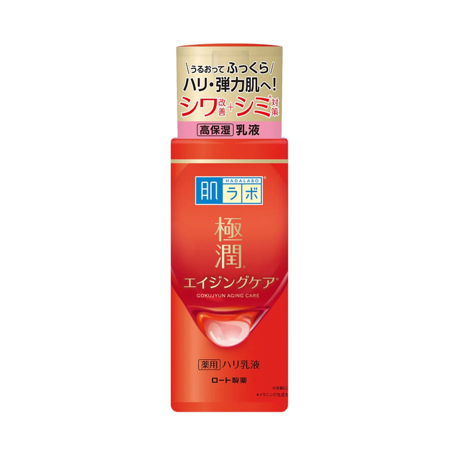 ROHTO HADALABO Gokujyun-α Moist Aging Care Emulsion 140ml - NEW PACKAGE