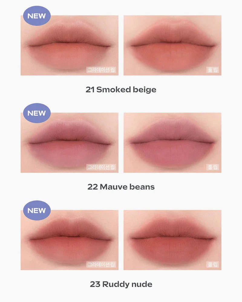 ROMAND Zero Matte Lipstick - 3 Color to Choose