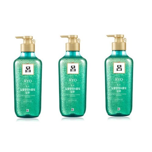 RYO Deep Cleansing & Cooling Shampoo 400ml x 3
